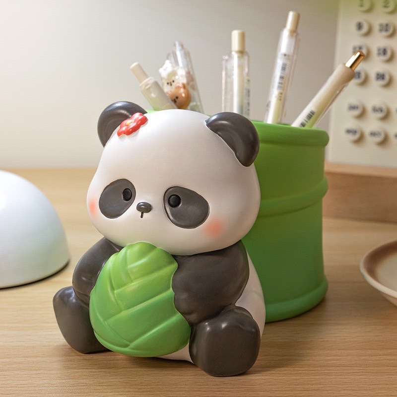 แพนด้า เก็บปากกา ถาดวางของ งานเรซิ่น-พร้อมส่งจากไทย