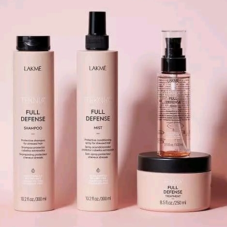 Lakme Teknia Full Defense Shampoo /Treatment /Mist /Serum สำหรับผมชี้ฟูจัดทรงยาก อ่อนโยนต่อหนังศีรษะ