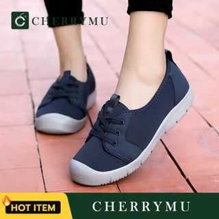 CHERRYMU รุ่นQZ143 รองเท้าผ้าใบ รองเท้าผ้าใบมาใหม่ ใส่สบายมา…