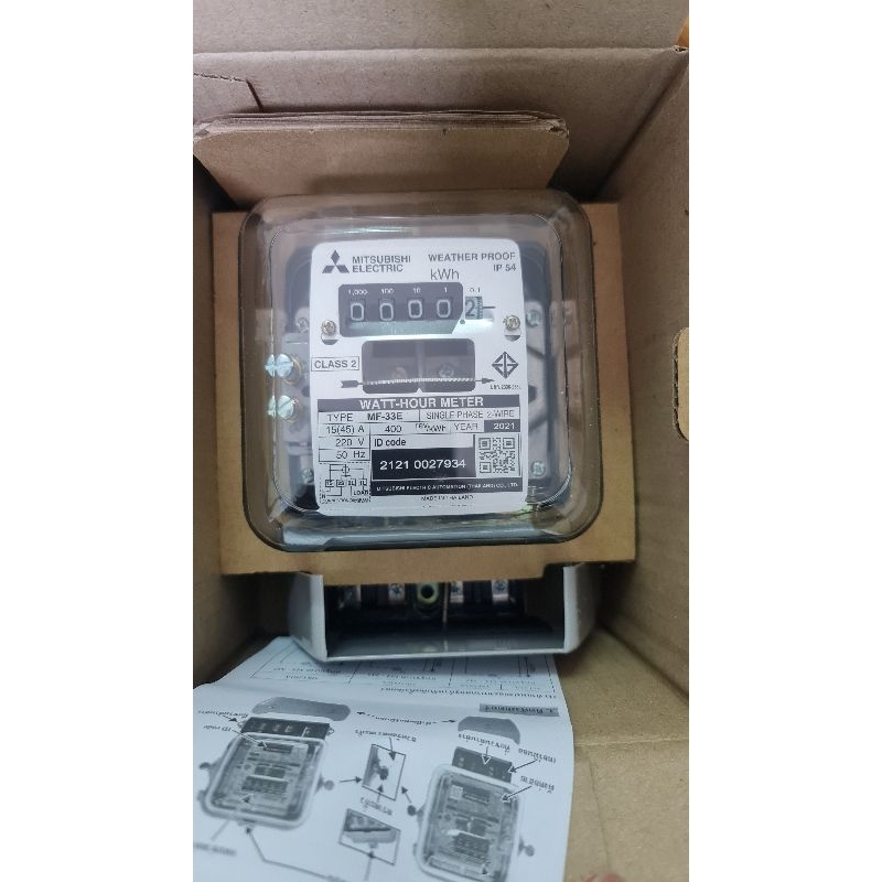 มิเตอร์15(45)AแบบMF33E ของแท้Mitsubishi