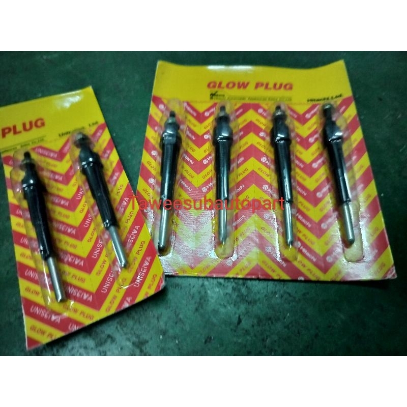 หัวเผา (ราคาต่อ1ตัว) ISUZU 24V (20.5V) 150 250 350 D500 ยาว95มิล 9-8513959-1 Uniseiwa/Hitachi PI-43