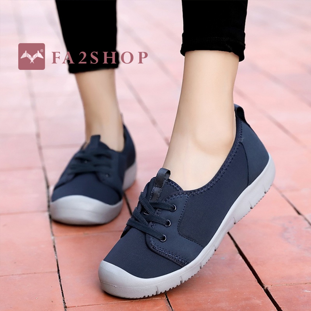 FA2SHOP รุ่น QZ143 รองเท้าผ้าใบมาใหม่ ใส่สบายมาก