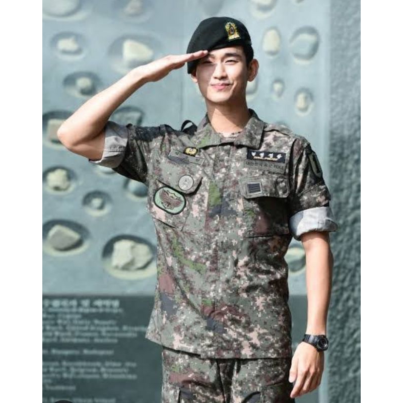 เสื้อทหารเกาหลีใต้ รุ่น2กระเป๋า