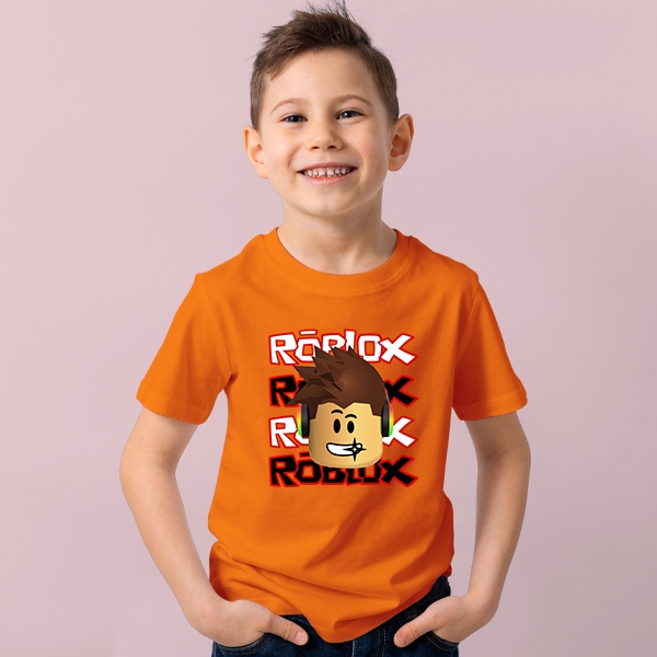 เสื้อยืดเด็ก Roblox ผ้า Cotton 100%