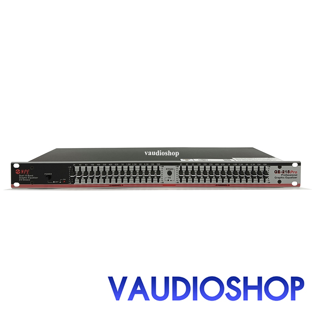 EQ NPE GE-215 PRO อีควอไลเซอร์ GE-215 PRO เอ็นพีอี อีคิว ปรับแต่งเสียง EQUALIZER NPE GE215