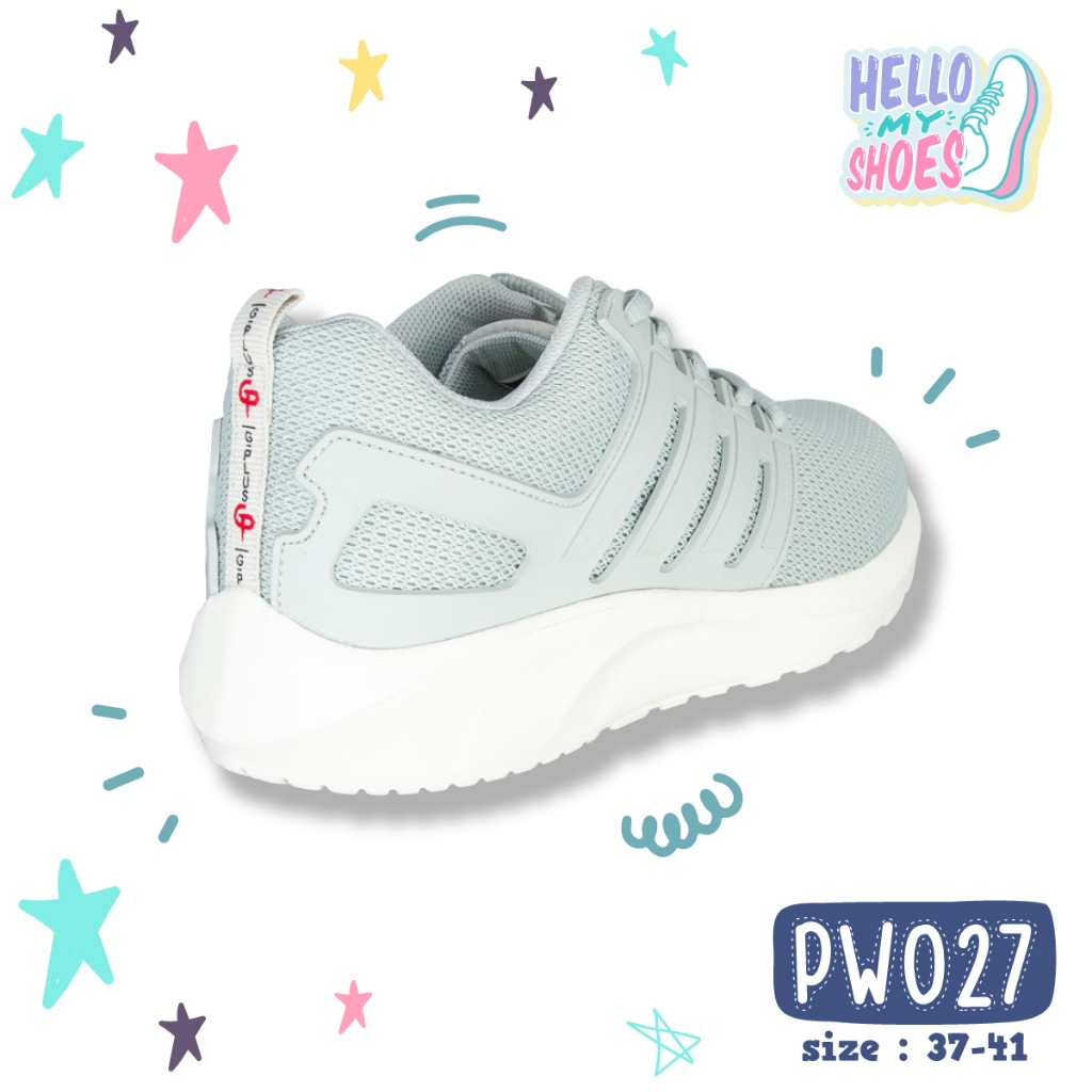 รองเท้าผ้าใบ สนีกเกอร์ แนะนำเพิ่มไซซ์ รุ่น PW027 สินค้าตรงปก จัดส่งไว แท้100%