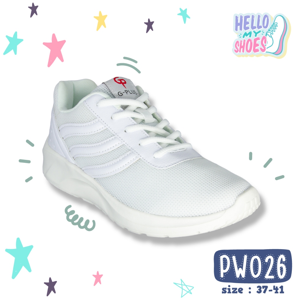 รองเท้าผ้าใบ สนีกเกอร์ แนะนำเพิ่มไซซ์ รุ่น PW026 สินค้าตรงปก จัดส่งไว แท้100%
