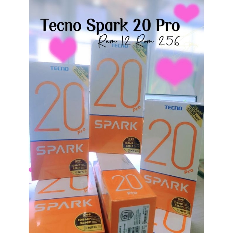 Tecno Spark 20 Pro Ram 12 Rom 256