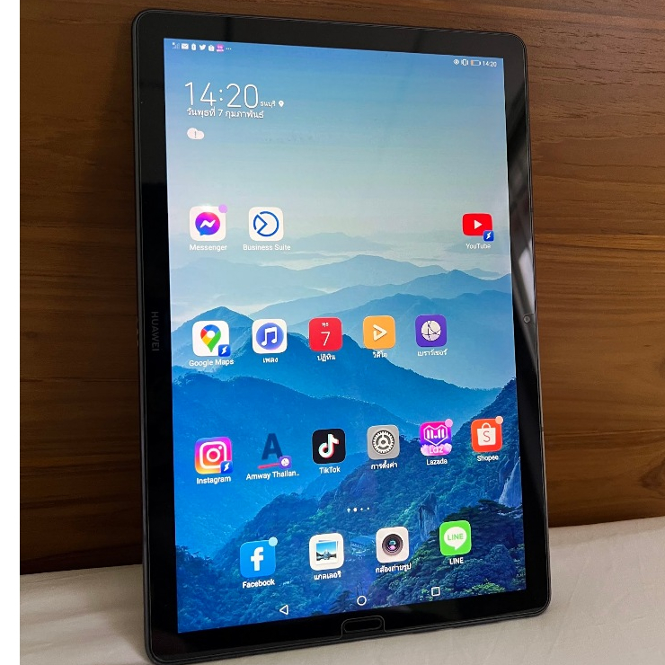 แท็บแล็ต MediaPad M6 ขนาด 10.8 นิ้ว Ram 4 GB ความจุ 128GB สีเทา Titanium Gray Tablet HUAWEI  หัวเหว่