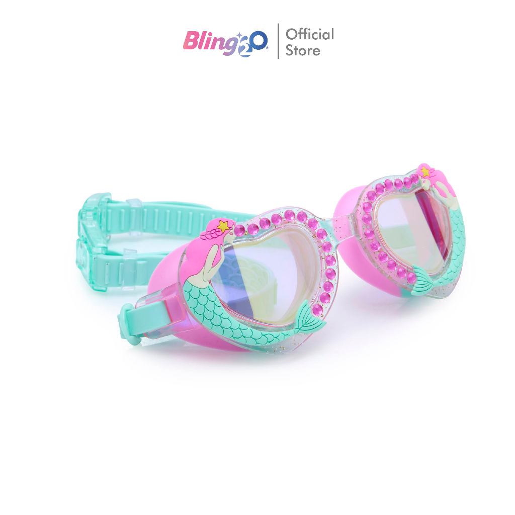 BLING2O แว่นตาว่ายน้ำเด็กยอดฮิตจากอเมริกา MYSTIC-MERMAIDS KISS แว่นว่ายน้ำแฟชั่น ใส่สบาย ของใช้เด็กน่ารัก