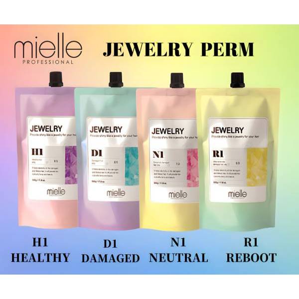 Mielle Jewelry Perm H1, N1, D1, R1, B2, P2 ครีมดัดผมดิจิตอล