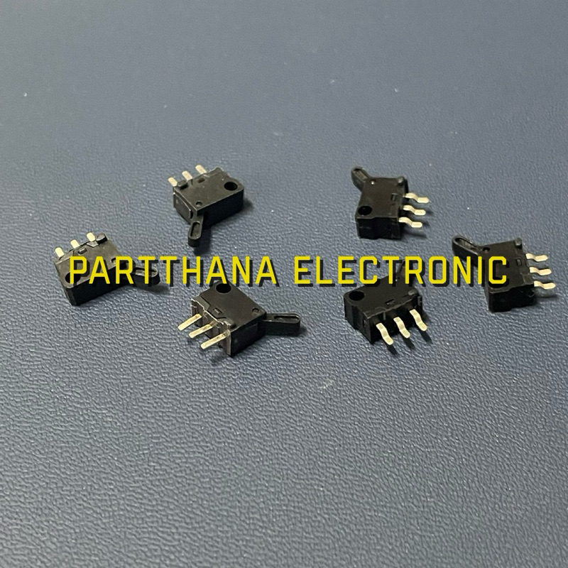 KFC-V-108 ไมโครสวิทช์ตัวดำ ขาตรง-ขางอ พร้อมส่งในไทย