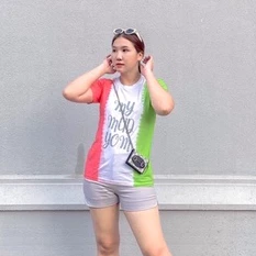 เสื้อยืดมัดย้อม ครามกัดลาย แบบที่ 3 thumbnail 3