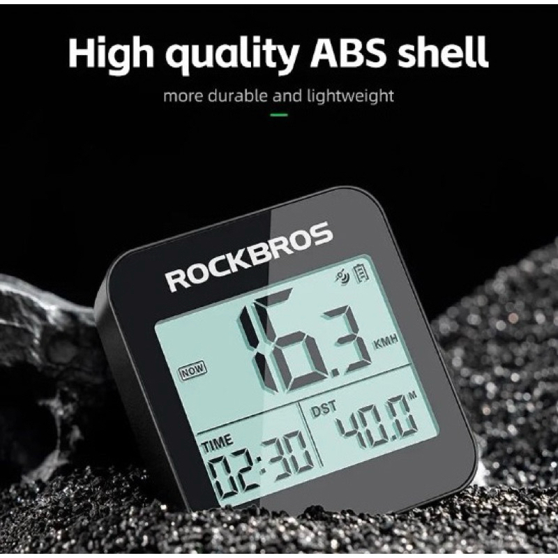 ไมล์จักรยาน ROCKBROS GPS G1 29210017001 วัดความเร็วด้วย GPS กันน้ำ