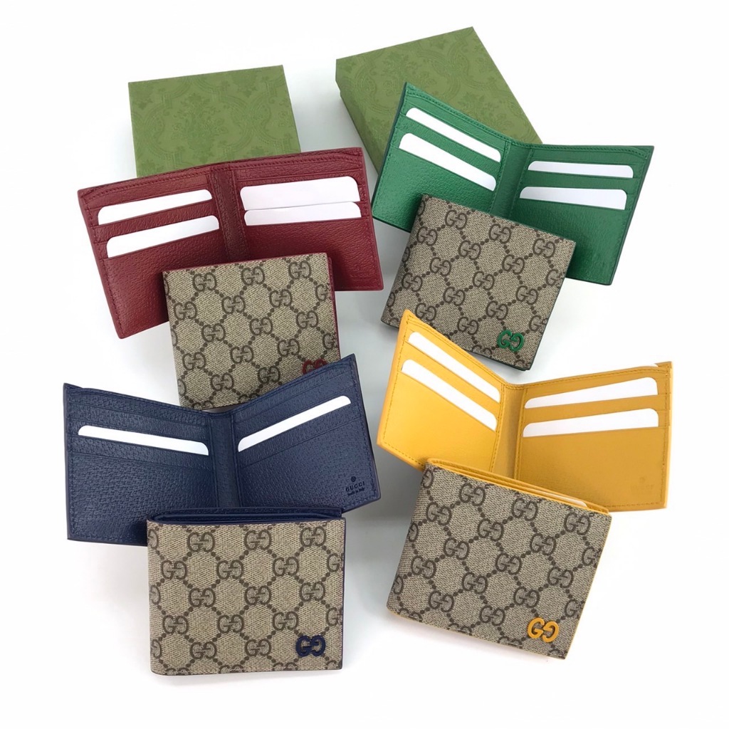 Gucci GG Detailed Bifold 8 Card Wallet