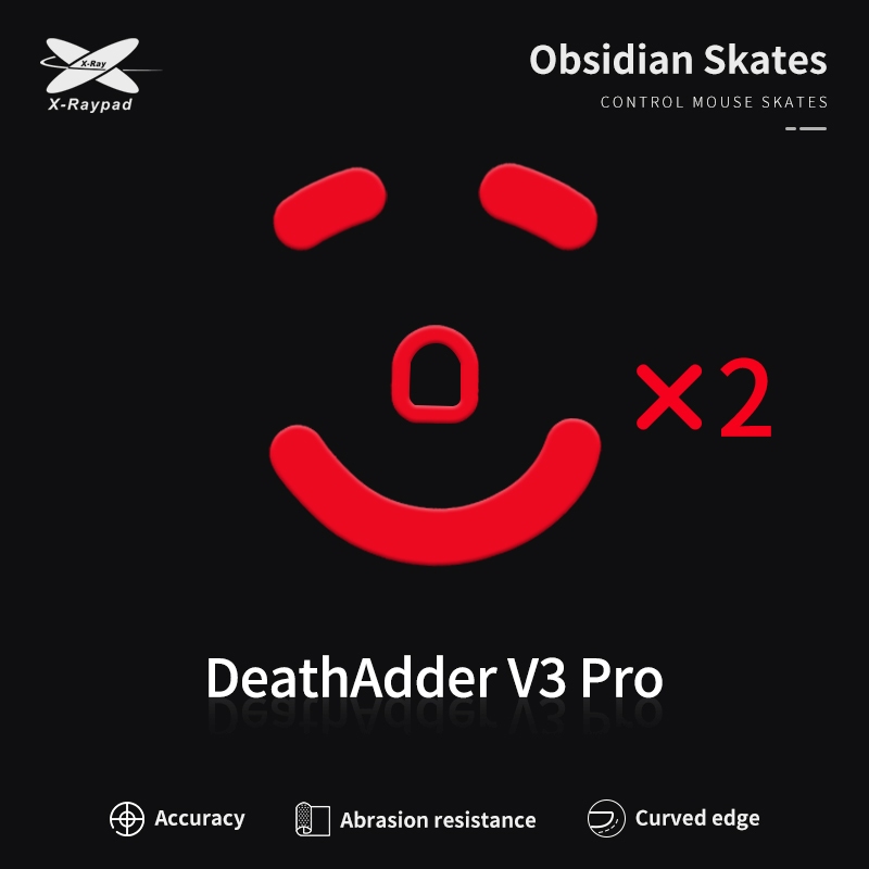 เมาส์ฟีท X-raypad Obsidian Control / Jade Speed ของ Razer DeathAdder V3 Pro