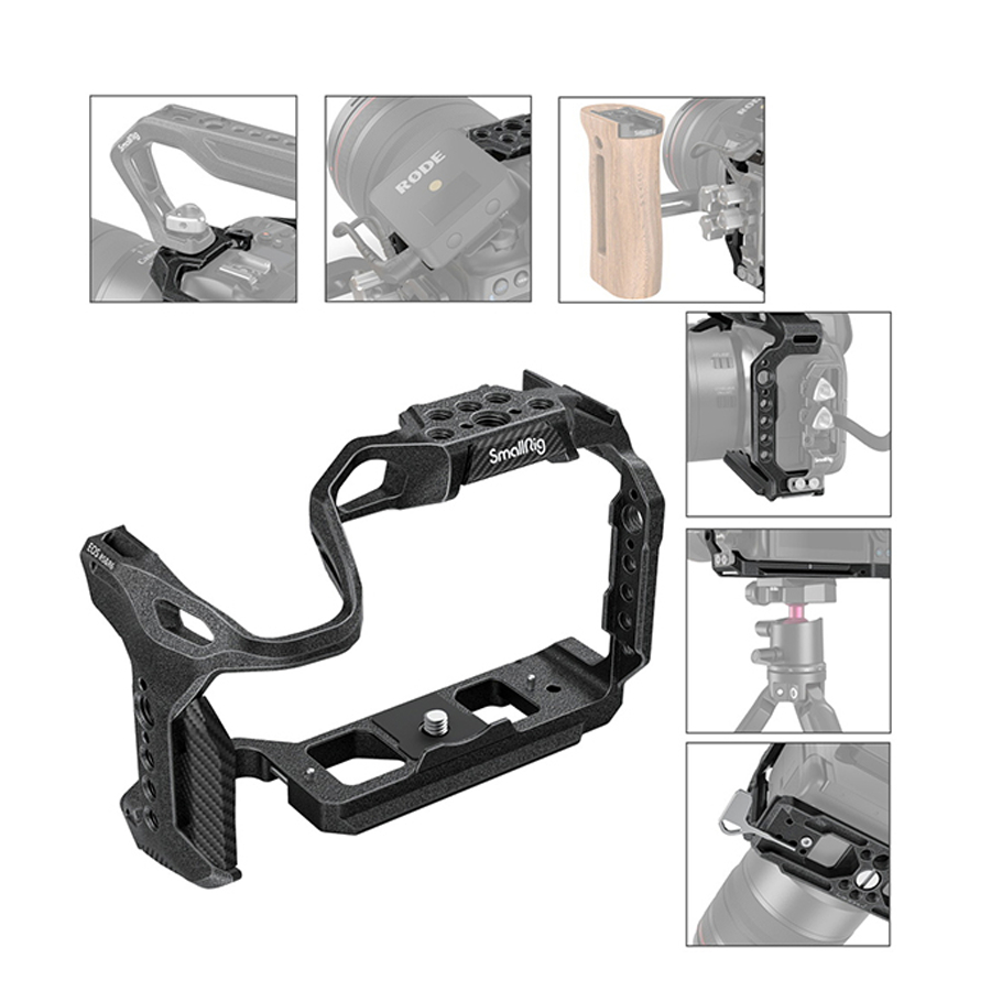 SmallRig [3233] สำหรับกล้อง EOS R5 & R5C & R6 “Black Mamba” Camera Cage