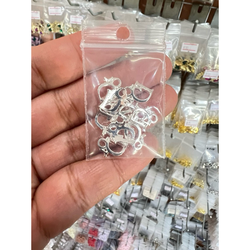 อะไหล่ติดเล็บ ดิออเงิน 10ชิ้น