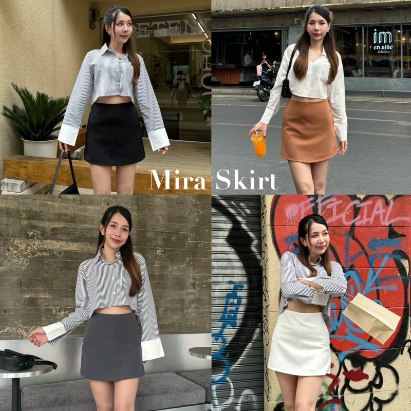 miraskirtกางเกงกระโปรงรอบตัว