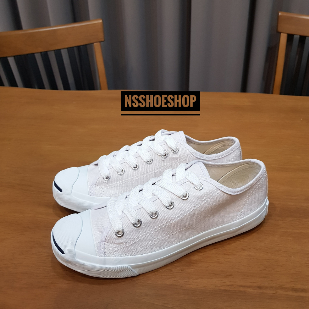 [ส่งทุกวัน] มีเก็บปลายทาง Mashare Jack 37-45 มาแชร์ แจ็ค หัวแจ็ค รองเท้าผ้าใบ สีขาว