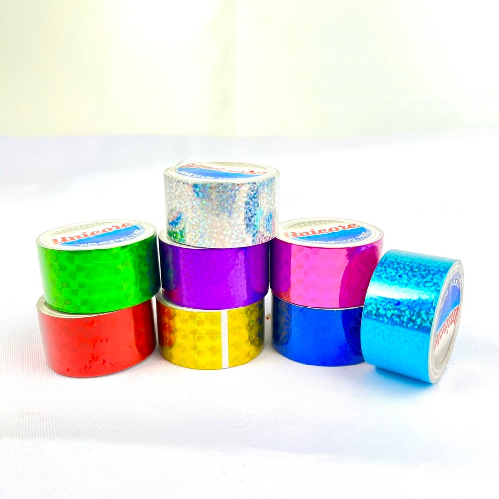 Unicore ADHESIVE TAPE เทปผ้าเรเซอร์สี 1 IN ***พร้อมส่ง***