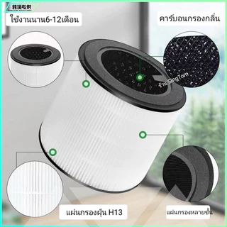 FYดำ Philips รุ่น FY0194 AC0820 AC0830 AC0810 800 Series ไส้กรองฟิลลิป แผ่นกรองอากาศ
