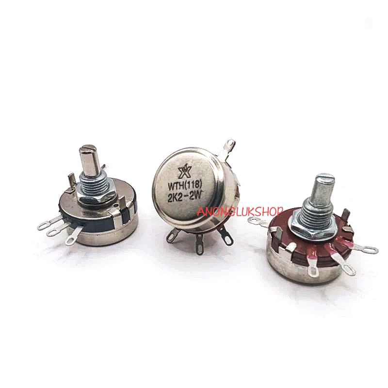 1ตัว 👉👉WTH118-2W  WTH-118 WTH(118) วอลลุ่มขนาด 2W เส้นผ่าศูนย์กลาง 28มิล แกน6.35มิล (6มิล)