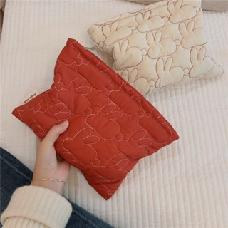 กระเป๋าใส่เครื่องสำอาง ลายปักกระต่าย จัดระเบียบ 🌸 🌸