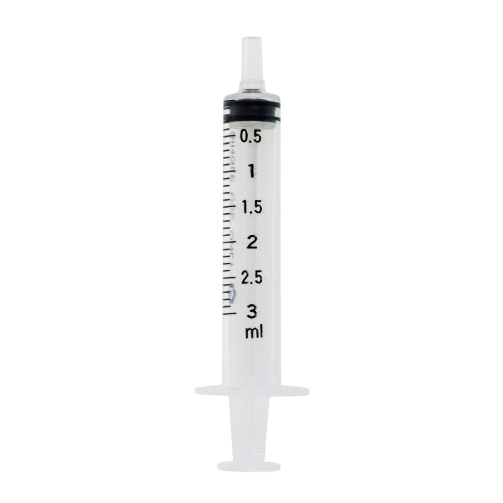 ไซริงค์ นิโปร กระบอกฉีดยาแบบไม่มีเข็ม ล้างจมูก ป้อนยา NIPRO Syringe ขนาด 3ml/5ml/10ml/20ml/50ml