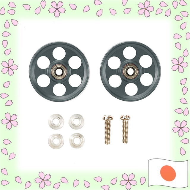 Tamiya Mini 4WD ลูกกลิ้งแบริ่งอะลูมิเนียม น้ําหนักเบา 19 มม. 95454【ФФФ Japan】
