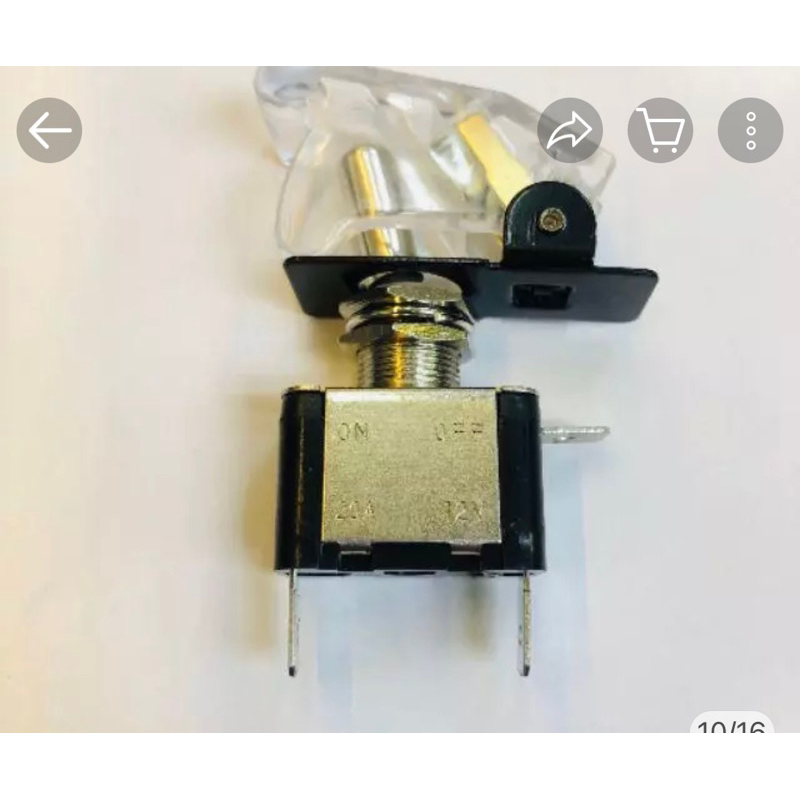 สวิตช์เครื่องบินสวิตช์โยกDC12v