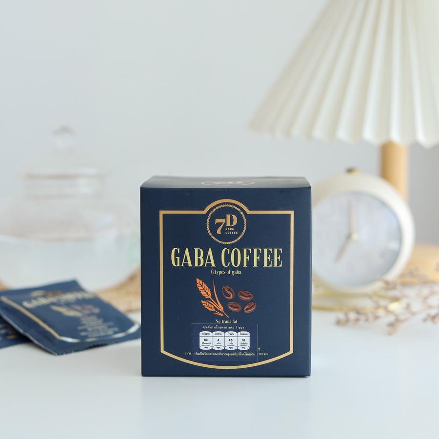 7D Gaba Coffee เซเว่นดี กาบ้า คอฟฟี่ กาแฟสำเร็จรูป 3in1