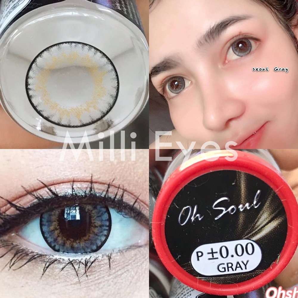 ตำนานฝาแดง บิ๊กอาย มีอย.ของแท้ มีค่าสายตา Pitchylens: Ohsoul ลายฮิต Tiktok ฝาแดง สีเทา น้ำตาล