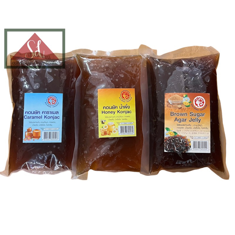 Dragon คอนยัค 1 kg คาราเมล/น้ำผึ้ง/เจลลี่บราวน์