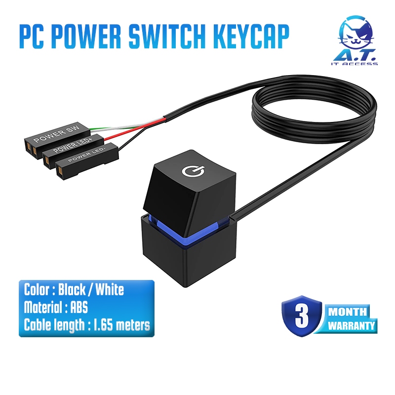 #ปุ่มเปิดปิดคอม #ปุ่มPowerSwitch #PCPowerSwitch #คีย์แคป #ปุ่มบูลสวิทช์ #คีย์แคปเปลี่ยนได้