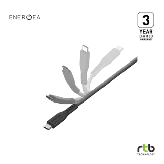 Energea สายชาร์จไอโฟนและสมาร์ทโฟน USB C to USB C 2 เมตร รุ่น Flow USB3.2 Gen 2