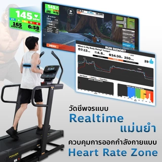 สายคาดอก วัดชีพจร H303 รุ่นล่าสุด (รุ่นเดิม H003) วัดชีพจร แบบ Real Time ใช้กับ ZWIFT Heart Rate Monitor Chest