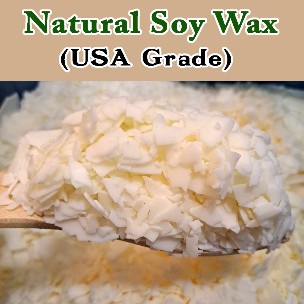 ไขถั่วเหลืองแพ๊ค ขนาดทดลอง แบ่งบรรจุ เกรดอเมริกา Soy Wax USA Grade หน้าเทียน ไม่มีเขม่าควันดำ เทเทียนในภาชนะได้ทุกชนิด