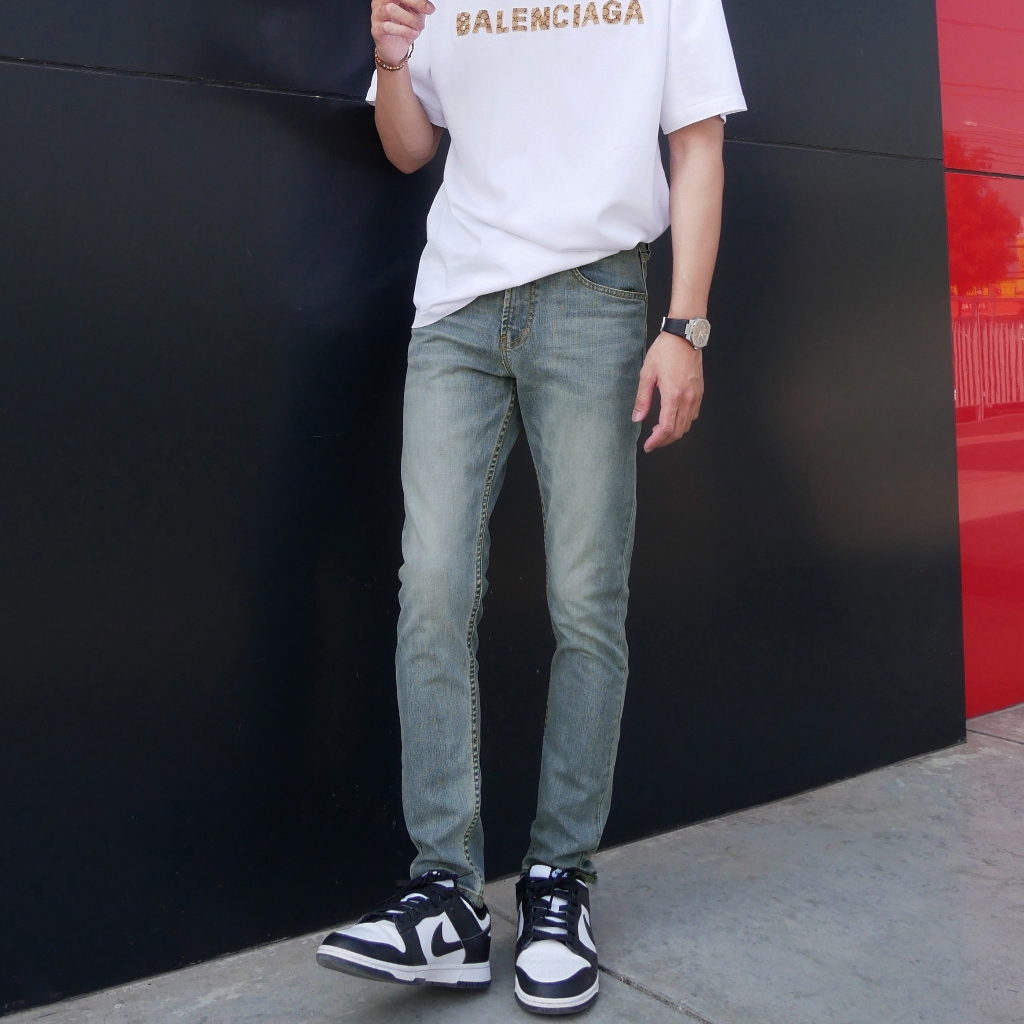 Skinny Fit Jeans กางเกงยีนส์ทรงเดฟ