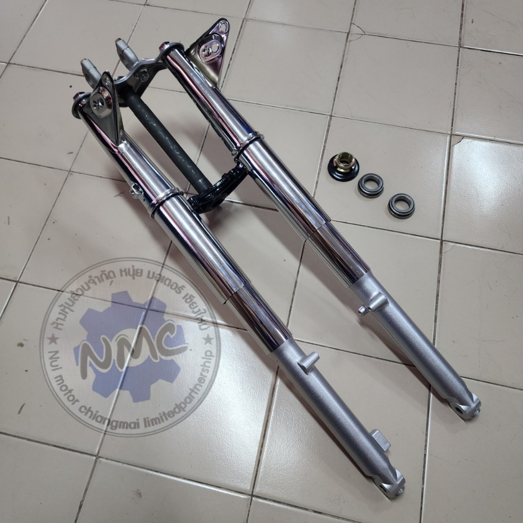 ของใหม่ ทั้งชุด พร้อมถ้วยคอ ชุดโช้คหน้าแต่ง ใส่กับ honda s90 cl90
