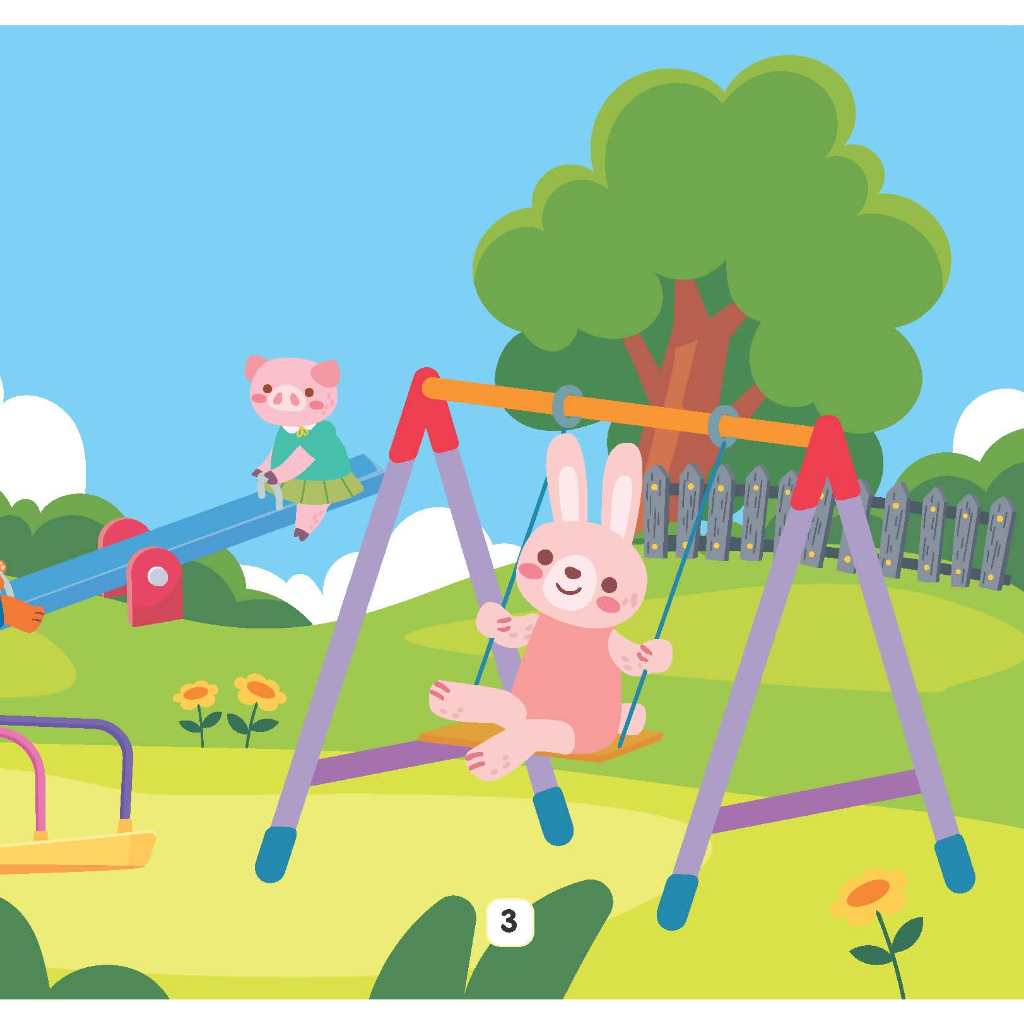 หนังสือนิทานสำหรับเด็กเรื่อง เราเป็นเพื่อนที่ดีต่อกันนะ/เรื่องและภาพ สุดธิดา เปลี่ยนสายสืบ - รูปที่ 3