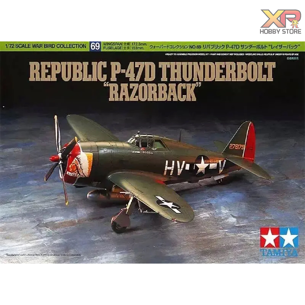 [Tamiya] 1/72 : Republic P-47D Thunderbolt "Razorback" (TA 60769)