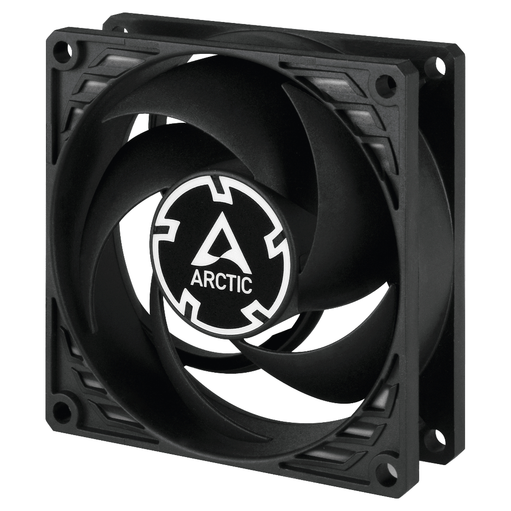 ARCTIC P8 PWM PST 3000mmRPM (Black) 8CM (Computer fan / พัดลมระบายความร้อนคอมพิวเตอร์) - รับประกัน 6 ปี
