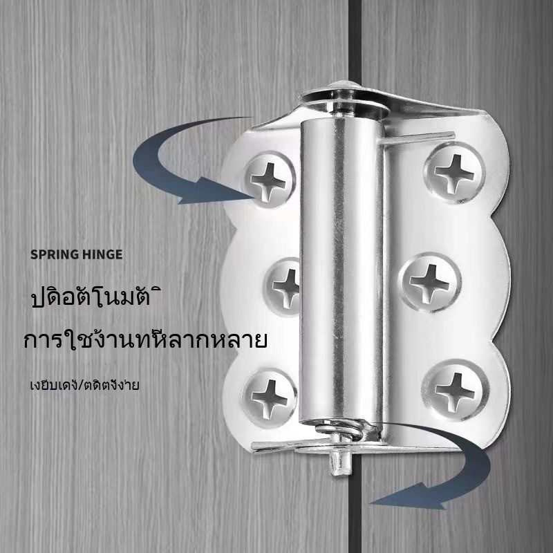 ฮาร์ดแวร์ & ล็อคสปริงฉากหน้าต่างประตูผีเสื้อบานพับแบบเปิดเดียวทำจากสเตนเลสสตีลปิดแบบมองไม่เห็นคืนกลับอัตโนมัติ