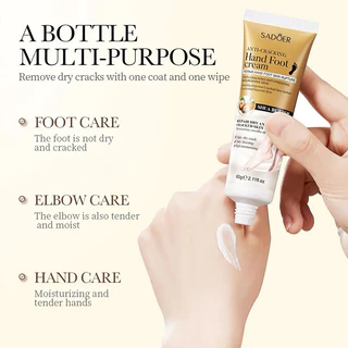 ครีมทาเท้า Sadoer Shea Butter Foot Cream 60 กรัม บำรุงผิวเท้า ผิวเนียนนุ่มชุ่มชื้น ลดผิวแตกแห้ง กลิ่นหอม N565