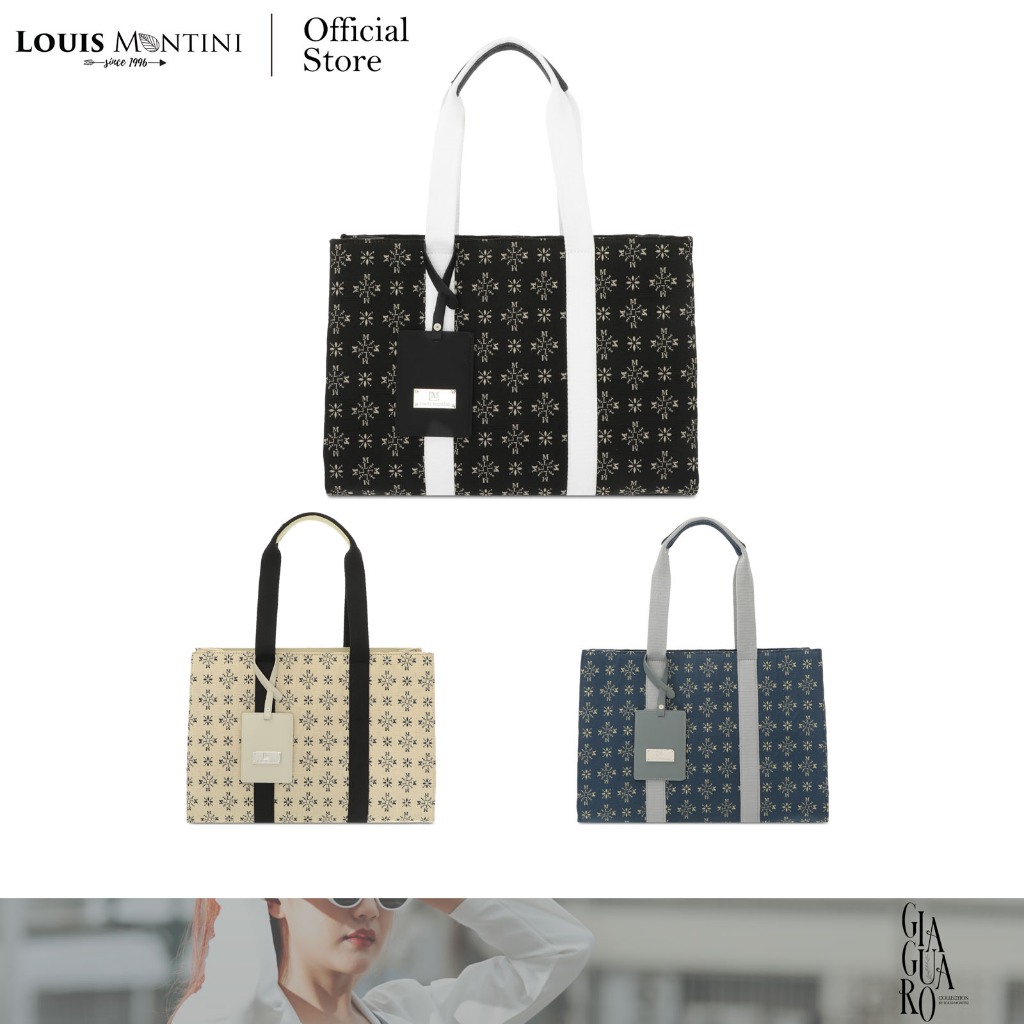 Louis Montini (Giaguaro) กระเป๋าผู้หญิงสะพายข้าง Women's Shoulder Bag LYP04