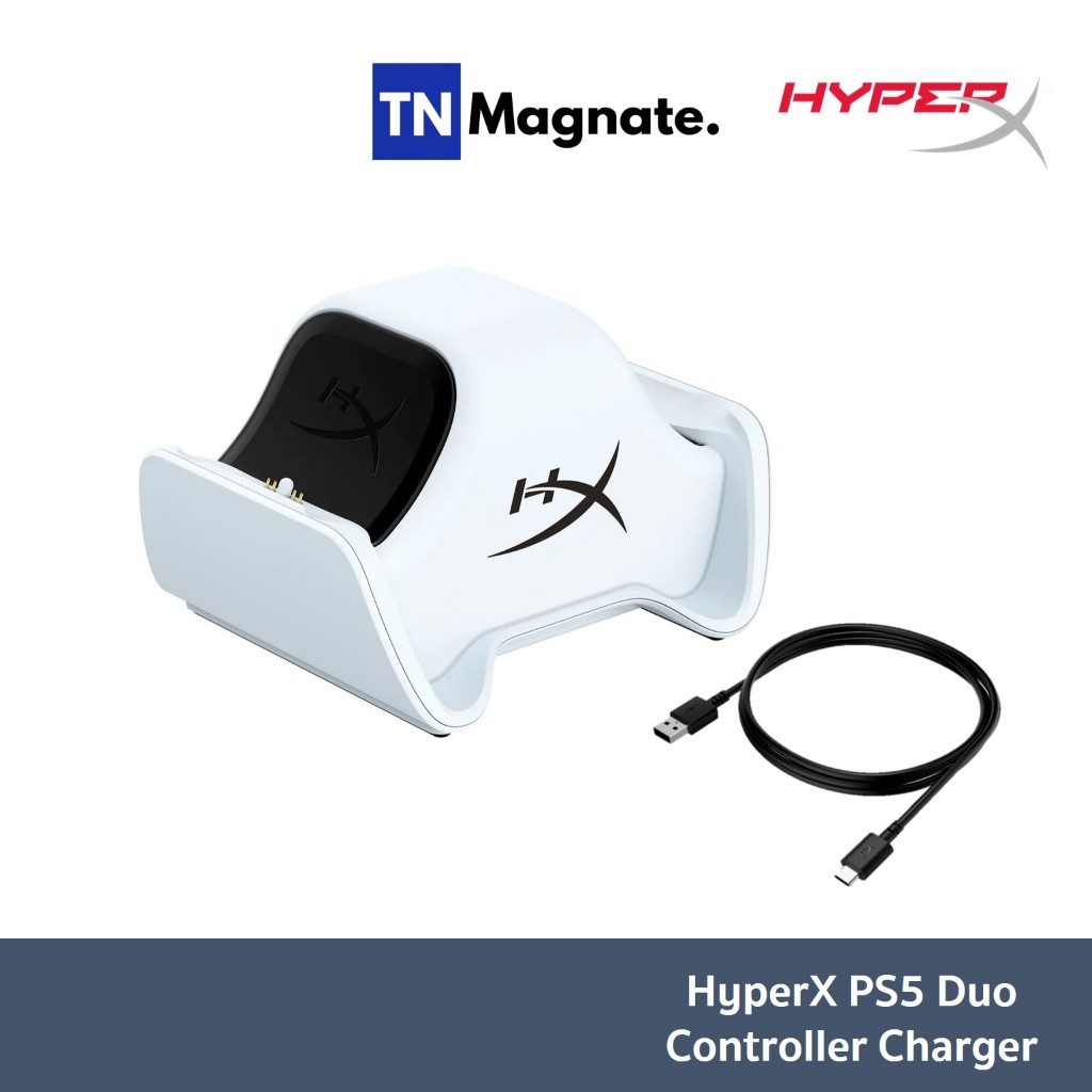 [แท่นชาร์จไร้สาย] HyperX PS5 Duo Controller Charger – Charging Station for DualSense™ Controllers (5