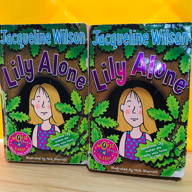 lily alone ( jacqueline wilson ) ตำหนิมุมปกล่าง ปกอ่อนเล่มหนามือสอง-ai3/1