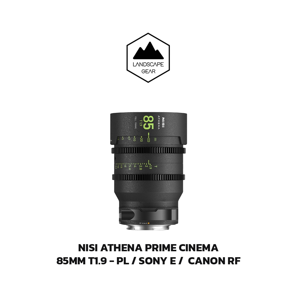 NiSi Athena 85mm T1.9 Cinema Lens เลนส์ซีนีม่า