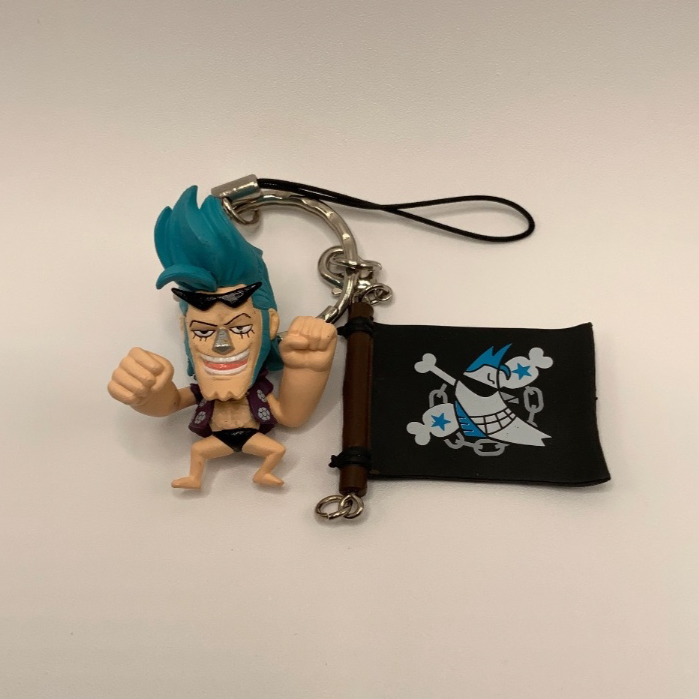 พวงกุญแจ โมเดล วันพีช One piece Banpresto Franky แฟรงกี้ (ไม่มีกล่อง)